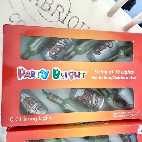 Beer Can, String Lights, Indoor & Outdoor, 2 Boxes, Good Condition - Picture 13 of 16